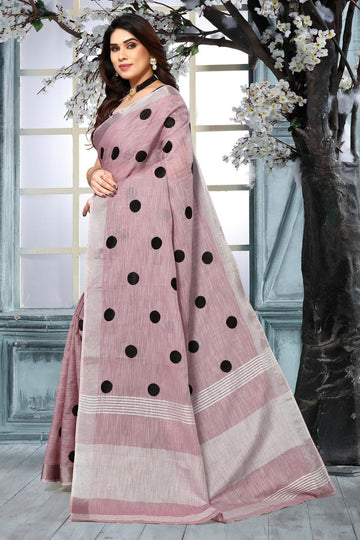 Ethnic Motifs Zari Woven Design Banarasi Saree